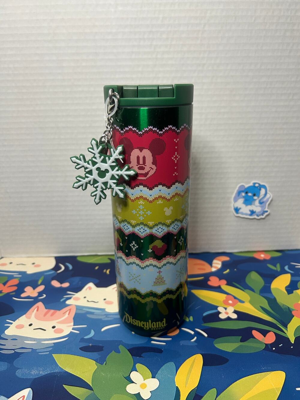Starbucks WDW Mickey Mouse Holiday Stainless Steel Water Bottle 16 fl oz